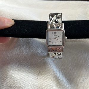 Vintage MCM enamel cuff watch